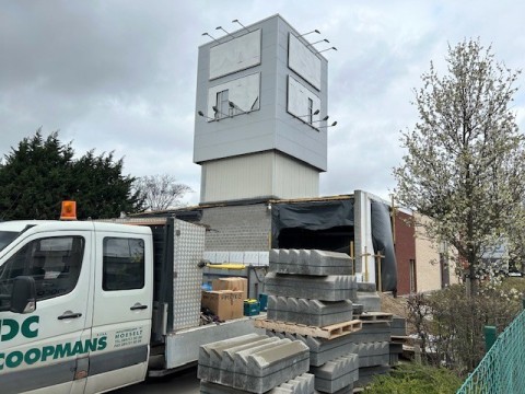 Burger King Wilrijk - Construction